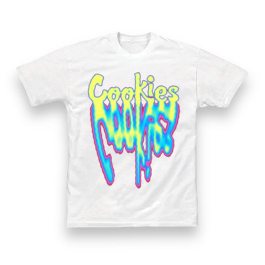 Cookies white, haze vibe graphic T shirt