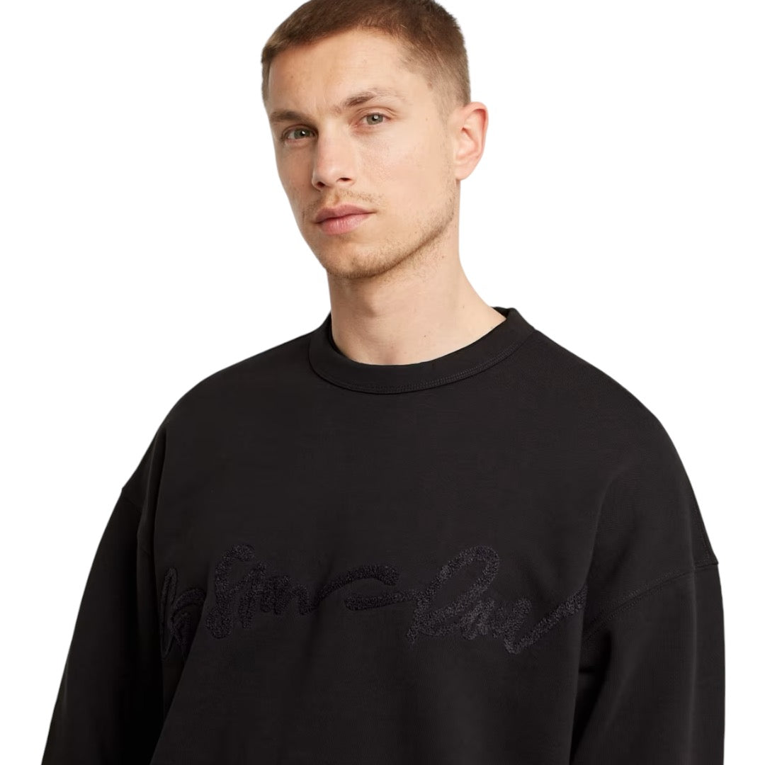 G-STAR CHENILLE G-SCRIPT LOOSE SWEATER