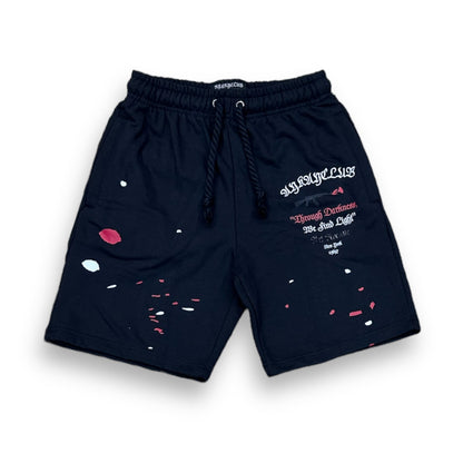 AYKAYCLUB Shorts Black/Red