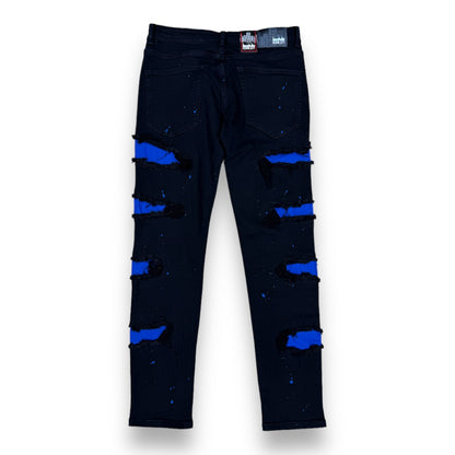 DenimiCity SAND WASH Black/Blue JEANS