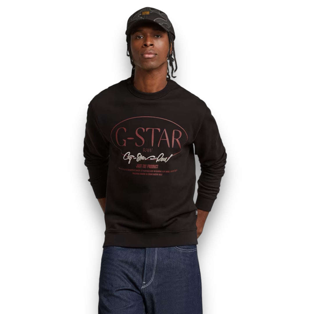 G-STAR CIRCLE CREWNECK