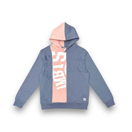 RED TAG BRAND Mixed Behavior Hoodie Blue/Pink