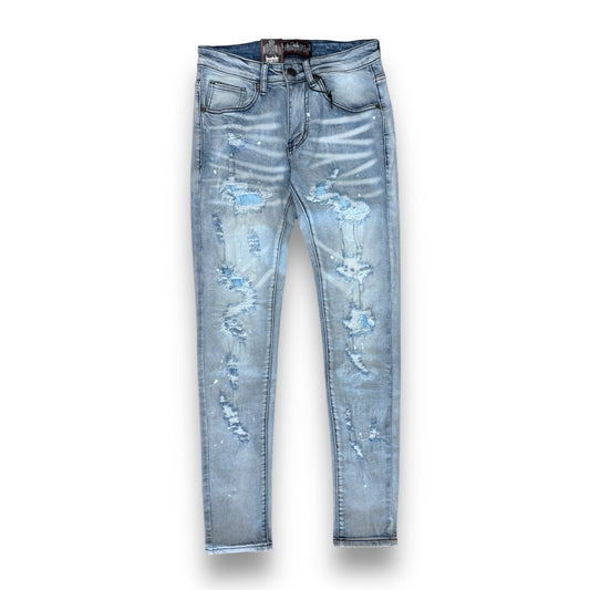 Denimicity Light Wash/Blue SLIM FIT JEANS