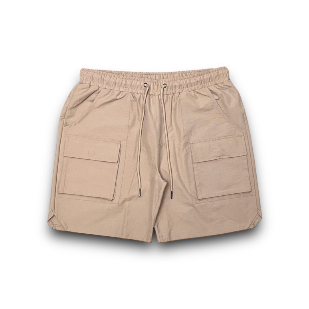 Motive Denim Nylon Tan Shorts