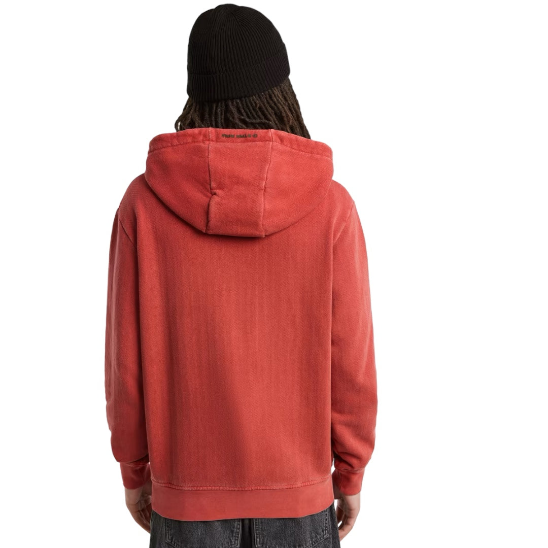 G-STAR Overdyed Hoodie Red