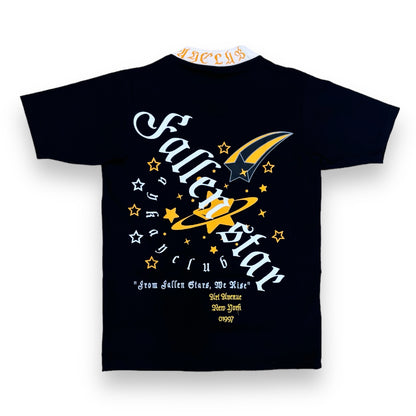 AYKAYCLUB Fallen Star Black/Yellow Tee