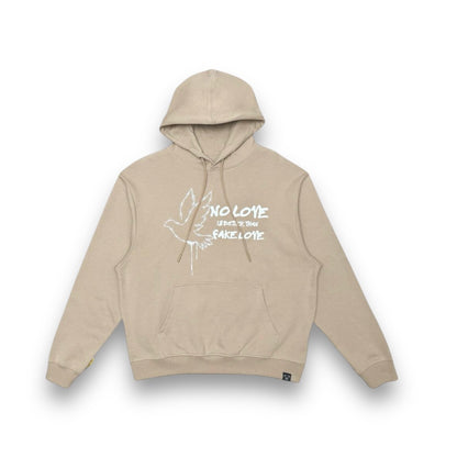 Civilized No Love Stacked Hoodie Set Tan