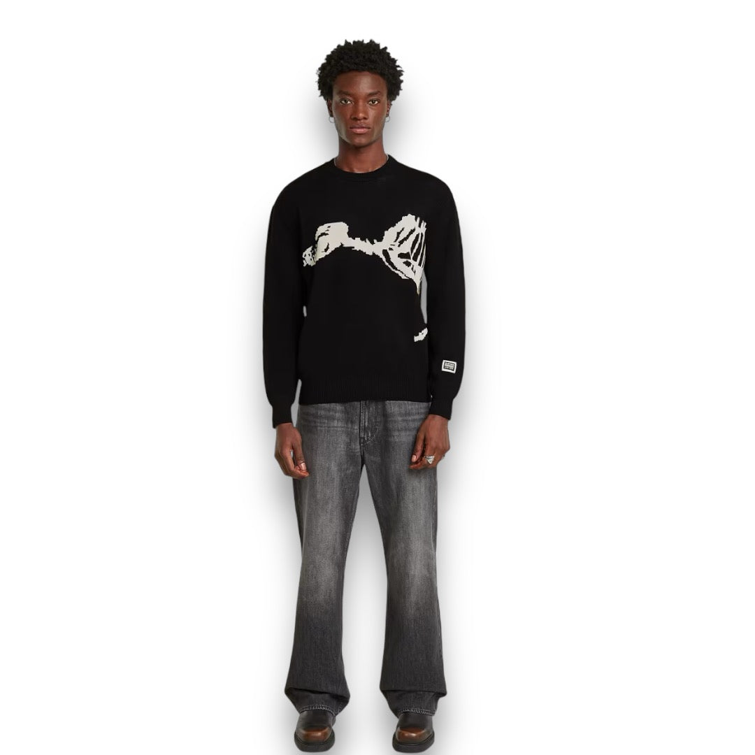 G-STAR Premium Running Dog Knitted Sweater Black