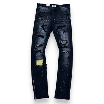 FerrariMassari Drip Gold Stacked Jeans