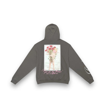 Civilized My Flowers Hoodie Brown