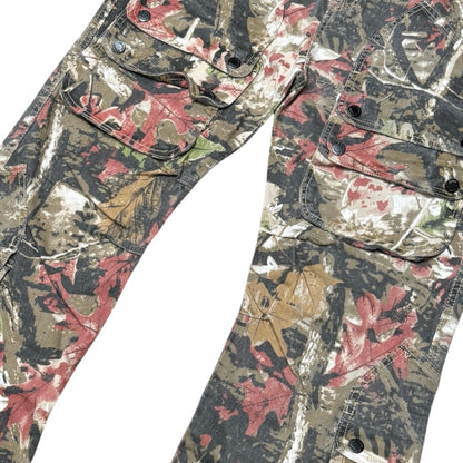 Vicious Western Fit Leaf Camo Pants-VC732