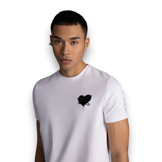 Roberto Vino Milano Heart T Shirt White