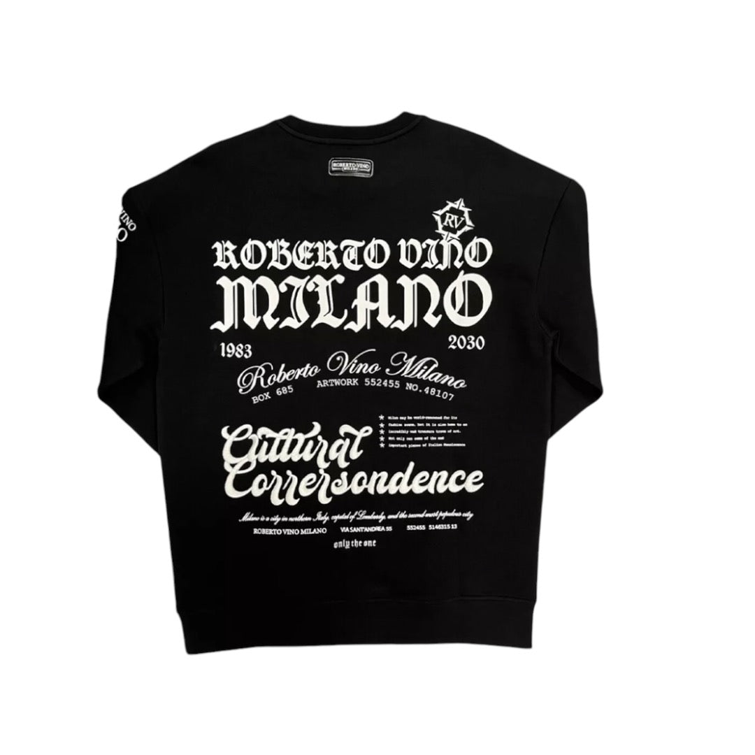 RV MILANO CREWNECK RVSW1-24-BK