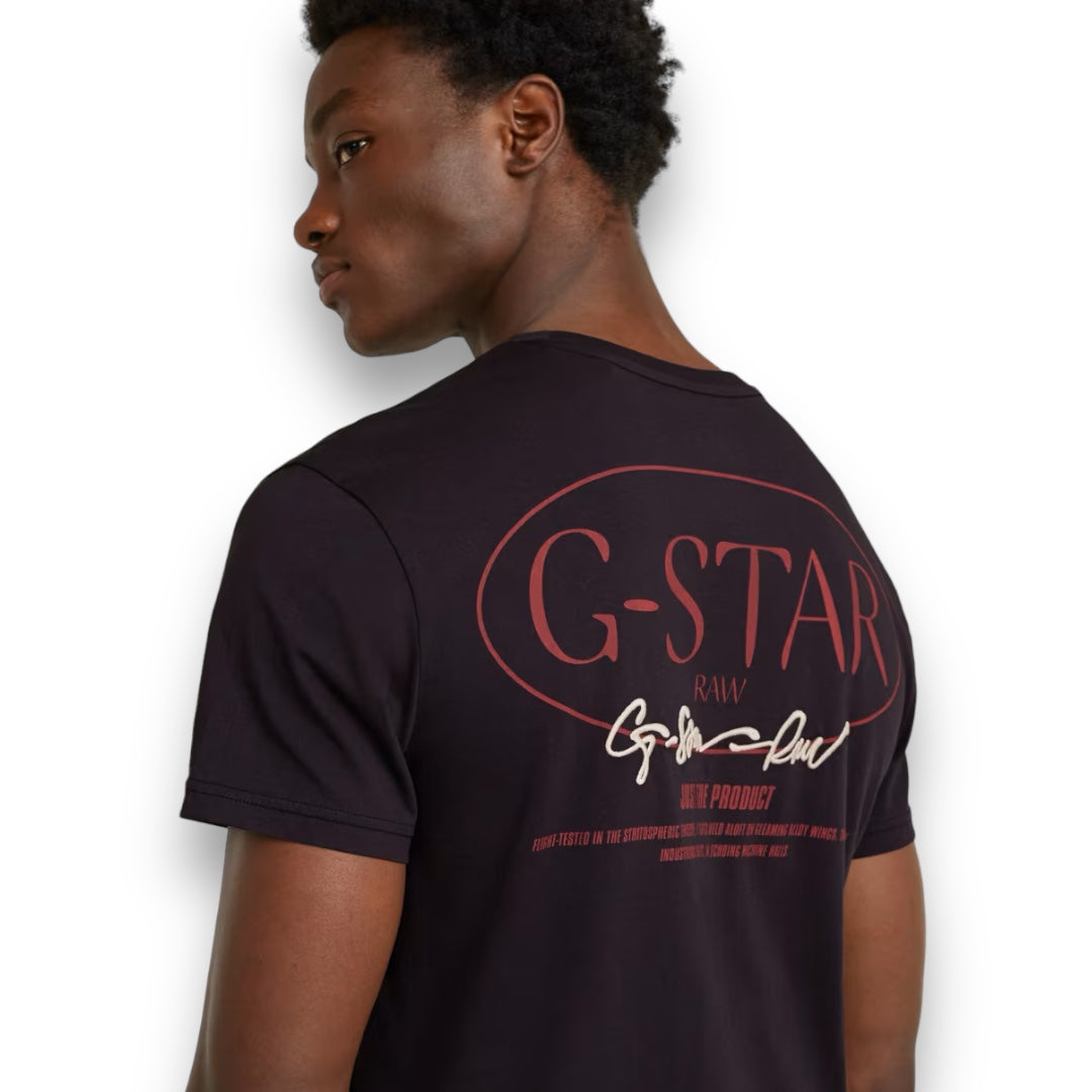 G-STAR Circle Back Graphic Tee Black