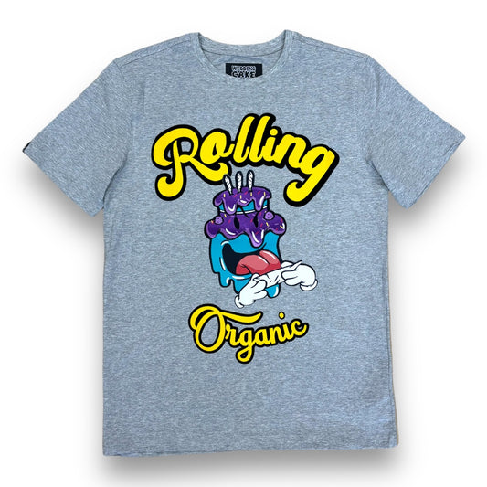 Wedding Cake Rolling Organic Grey T-shirt