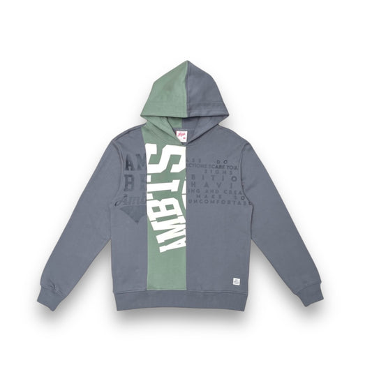 RED TAG BRAND Mixed Behavior Hoodie Grey/Green