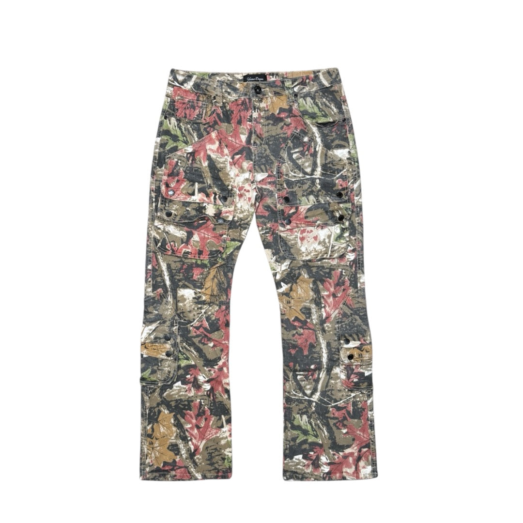 Vicious Western Fit Leaf Camo Pants-VC732