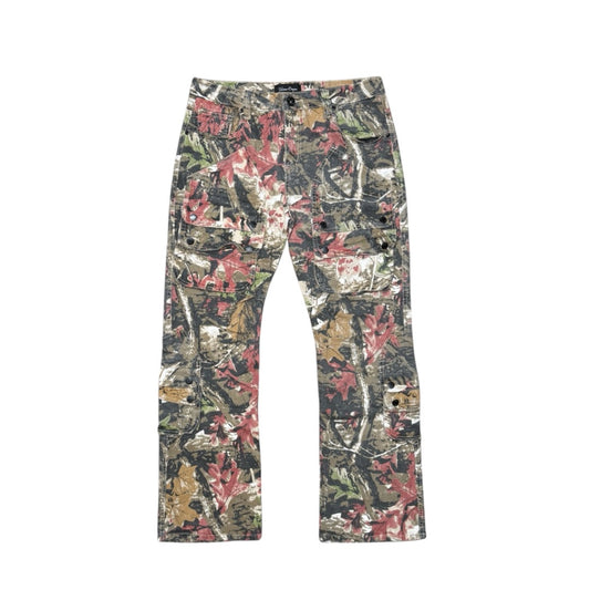 Vicious Western Fit Leaf Camo Pants-VC732