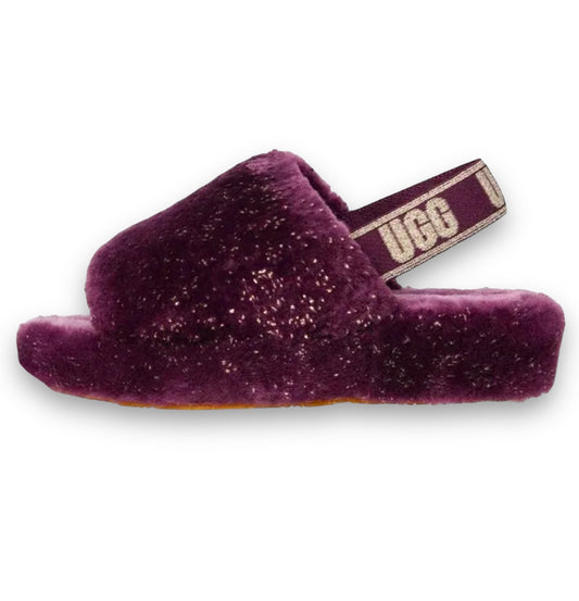 UGG Fluff Yeah Slide Metallic Sparkle