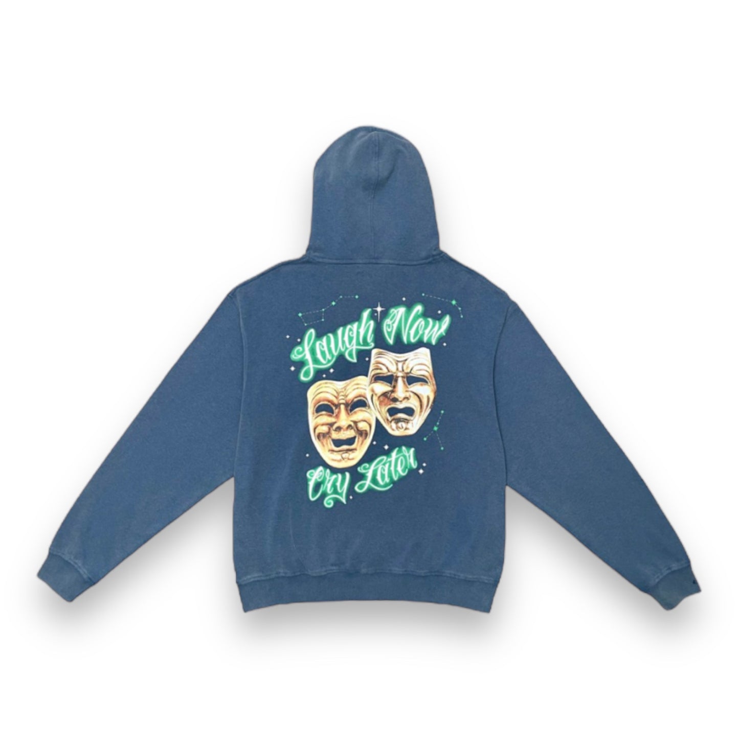 Civilized Laugh Now Hoodie Navy