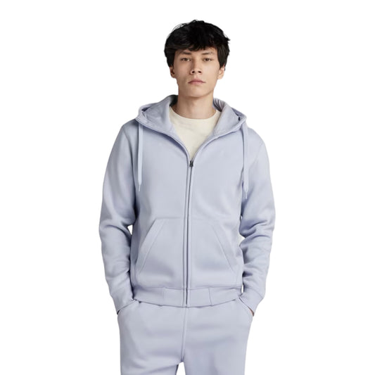 G-STAR premium core hooded zip Icelandic Blue