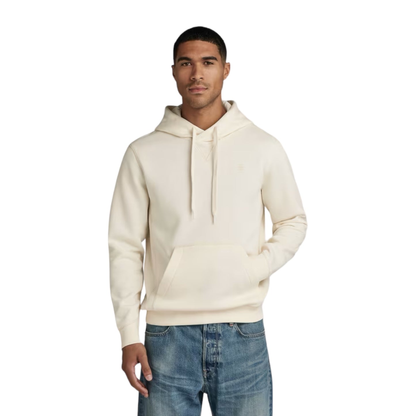 G-STAR premium core hoodie eggshell