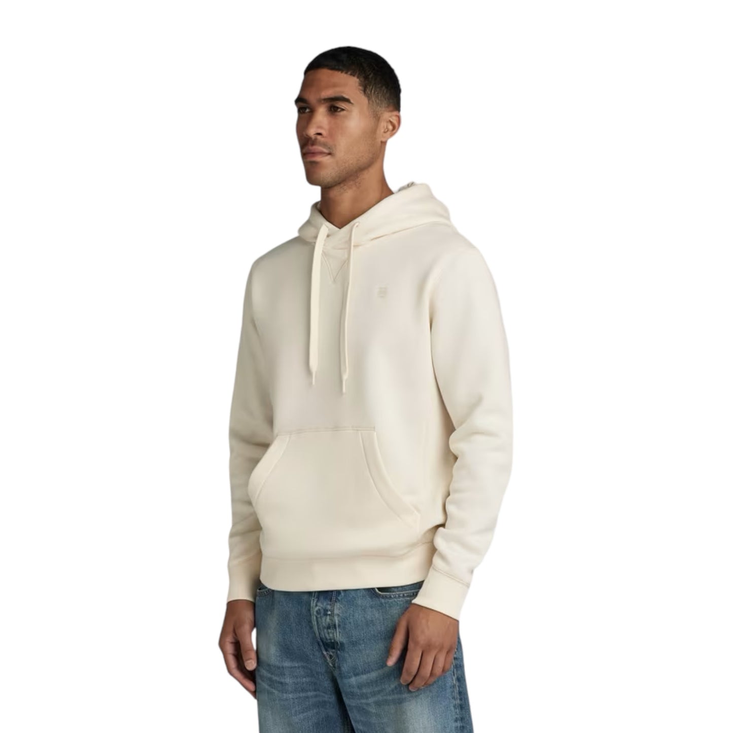 G-STAR premium core hoodie eggshell