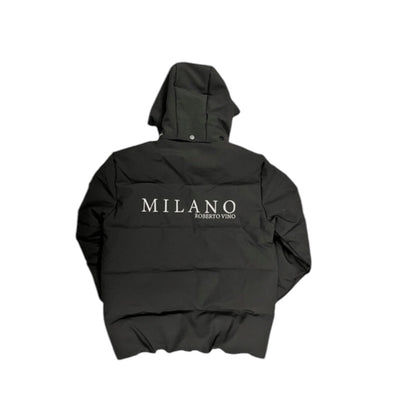 RV MILANO BLACK PUFFER JACKET- RVCO1-23