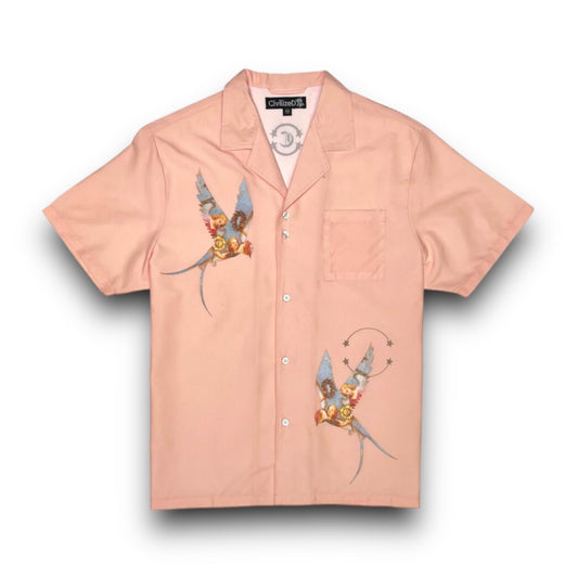 CIVILIZED ANGEL BIRD BUTTON UP