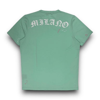 Roberto Vino Milano Drippin  T-shirt/ Teal pink