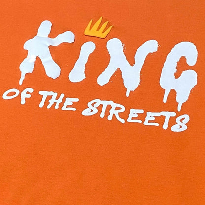 CIVILIZED KING OF THE STREETS ORANGE T-SHIRT