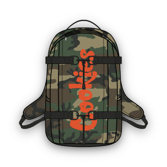 COOKIES RIPSTOP SMELL PROOF NYLON BACKPACK / GREEN CAMO