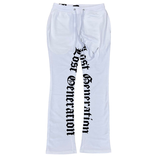 Waimea stacked joggers pants white