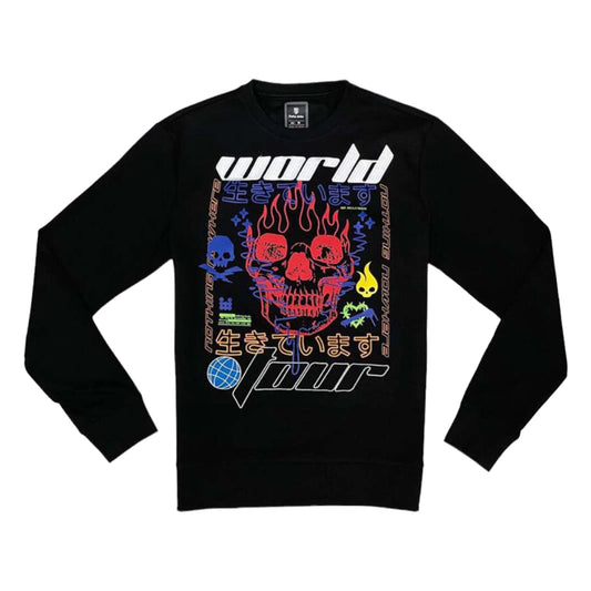 Motive Denim World tour Rhinestone sweater / black